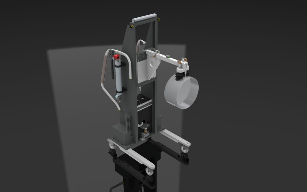 Vacuum Lift for Quartz Preform
