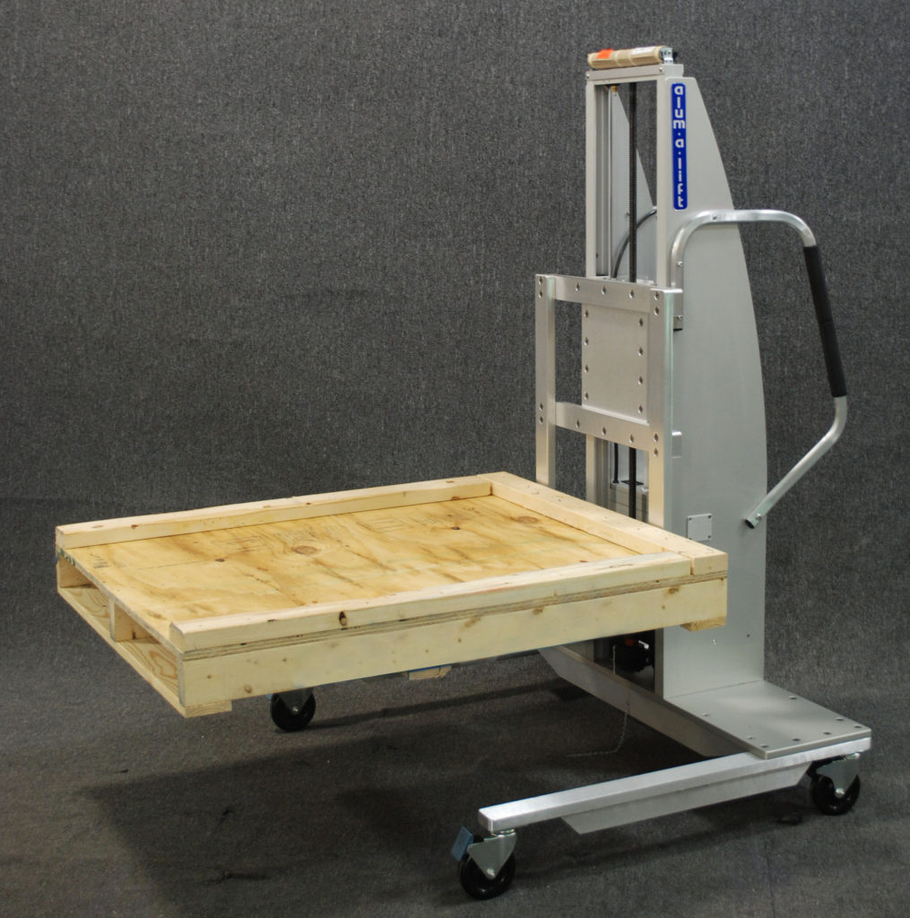 Forkset Lift with Pallet