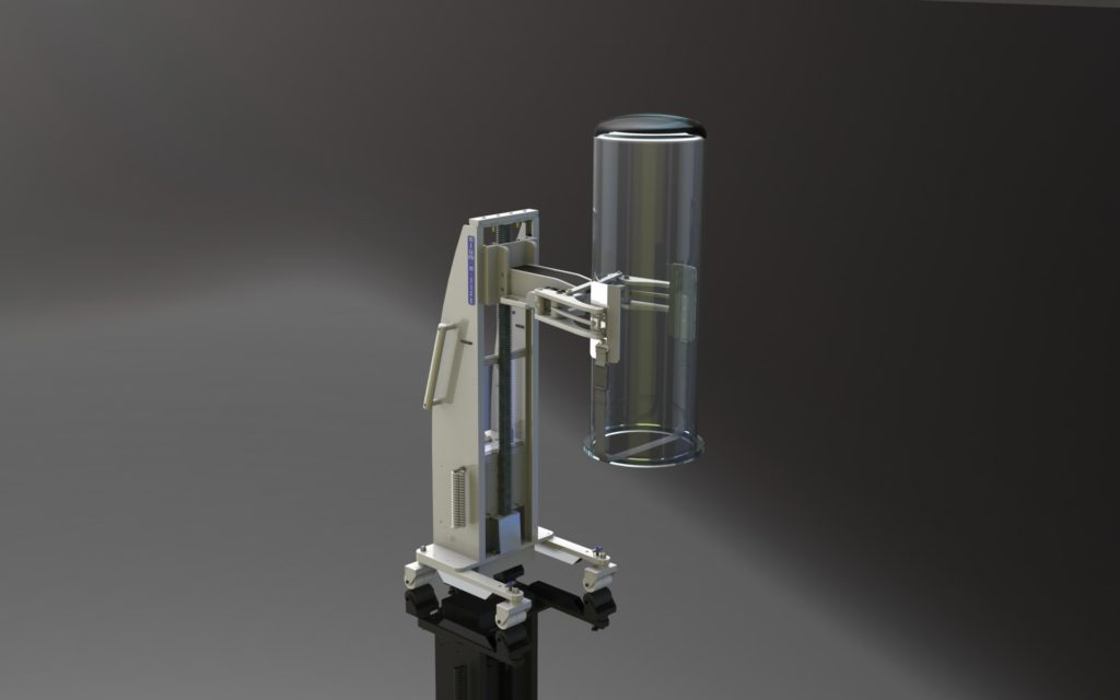 Clamping Lift with Quartz Glass