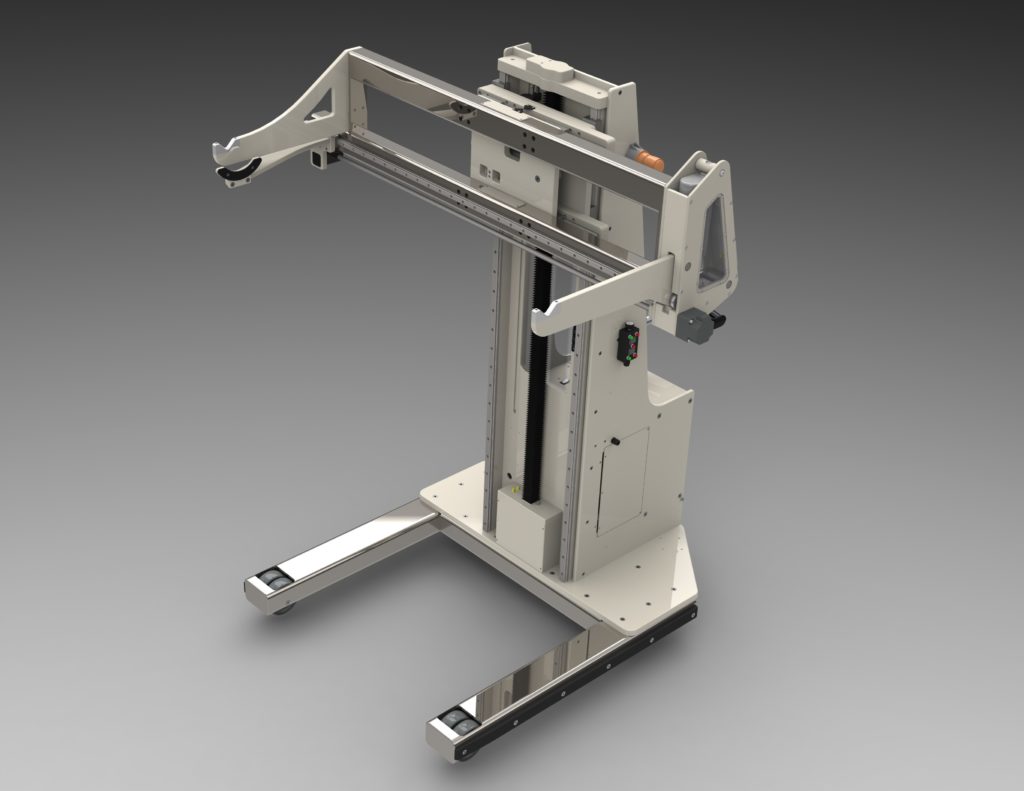 Power Drive Lift with Active Fork Set for Tooling