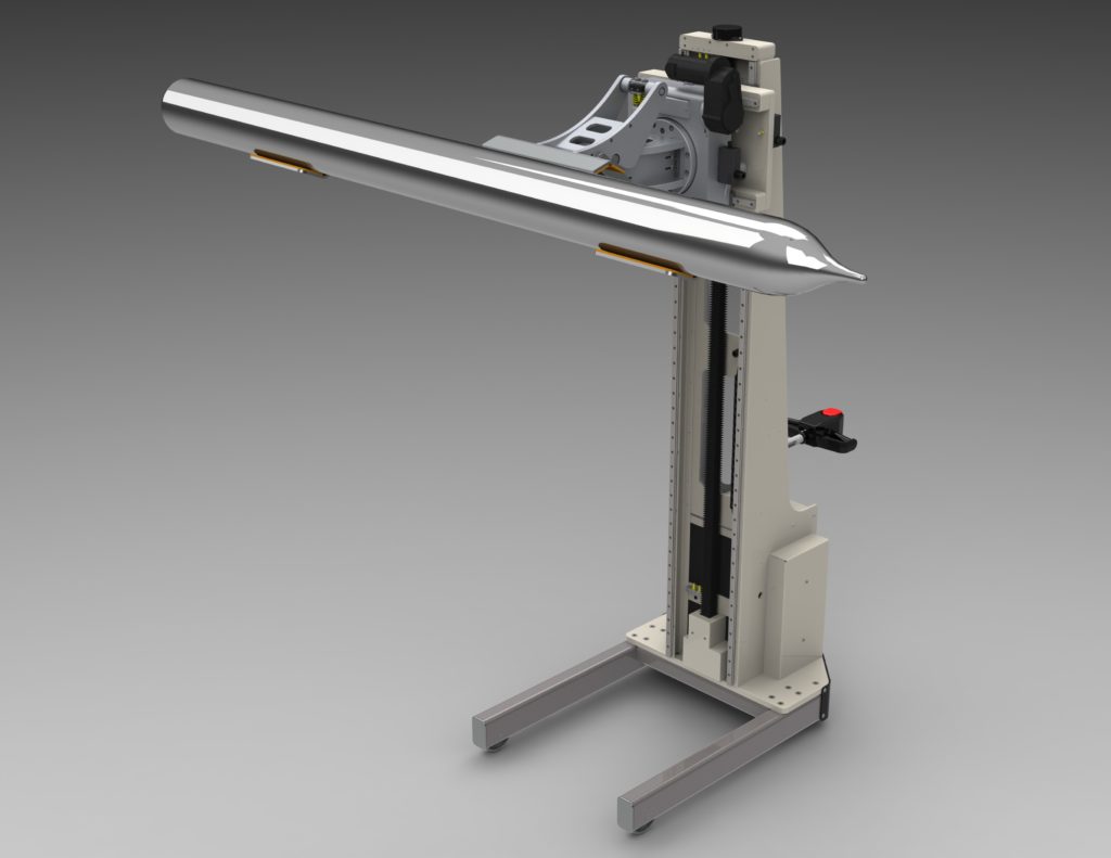Clamping Lift for Rotating Silicon Ingots