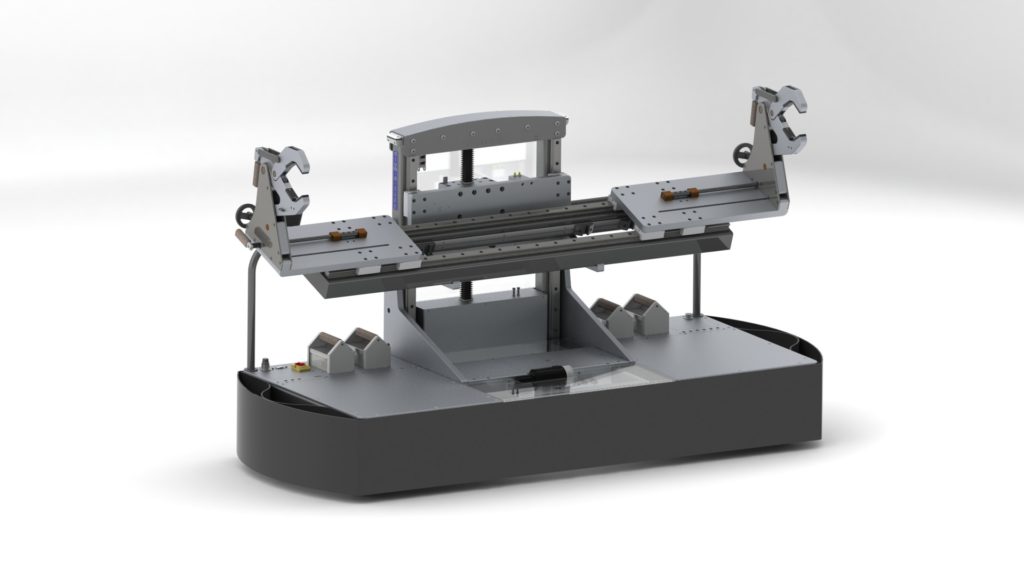 Large Roll Transporter and Lift with Adjustable Cradles