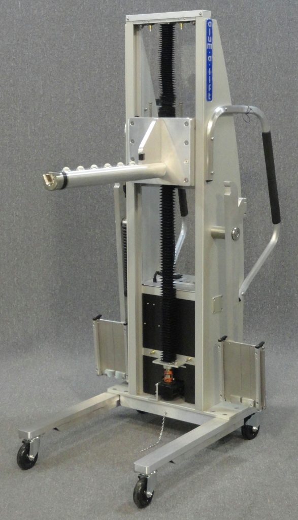 Ball Transfer Boom Lift for Unwinding Rolls