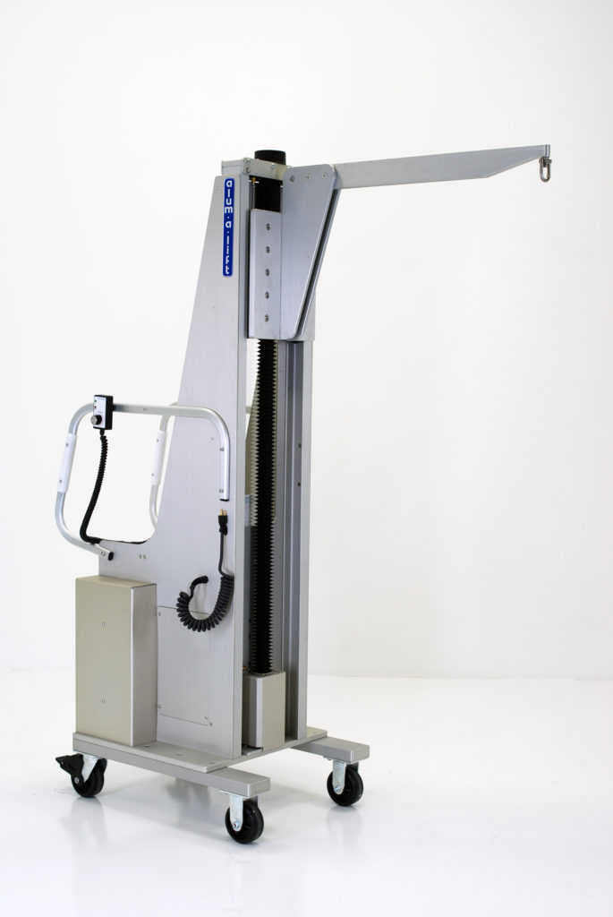 Counterbalanced Lifter with Fixed Boom and Swiveling Hoist Ring