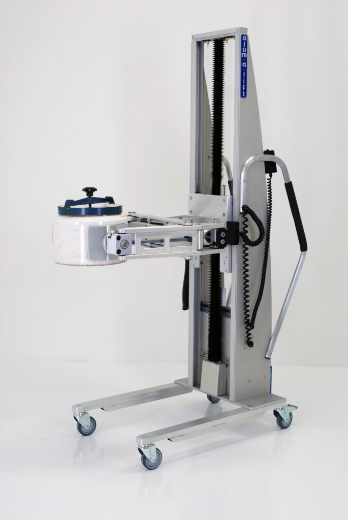 Clamping Lift for Rotating Ceramic Mill Jars