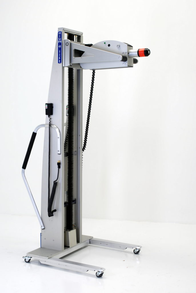 Expanding Mandrel Lift for Rotating Rolls