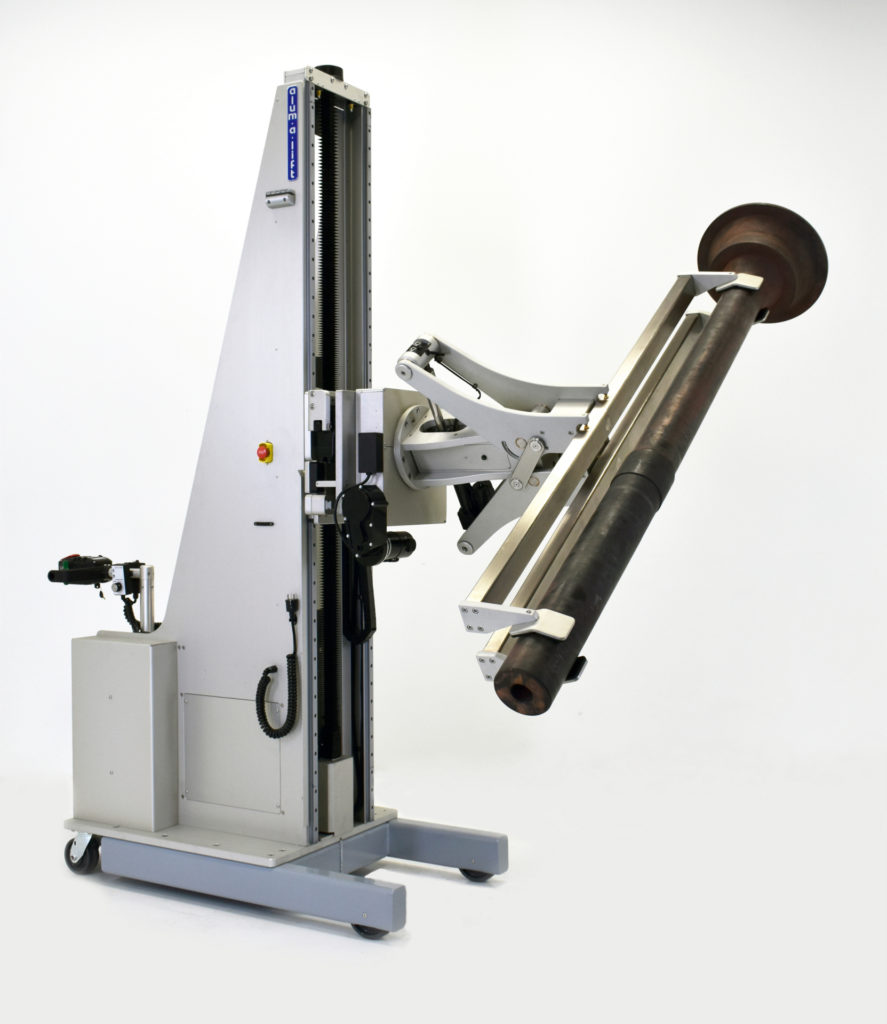 Portable Ergonomic Aircraft Engine Shaft Lift for Loading Heat Treat Ovens