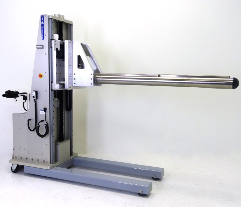 Portable Custom Roll Handling Equipment with 6-inch Prong and Embedded Weigh Scale