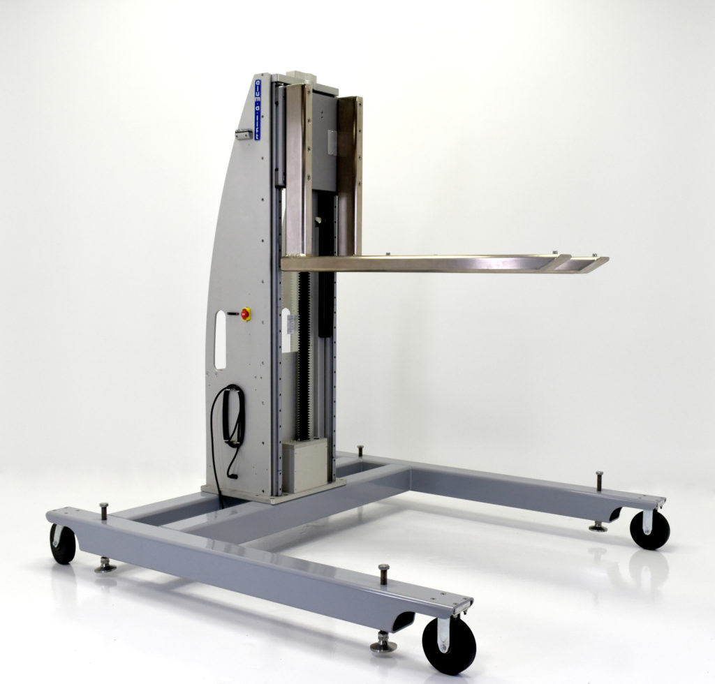Custom Mobile Height-Adjustable Ergonomic Workstation with Fork Set