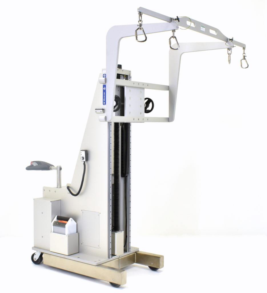Custom Ergonomic Self-Propelled Cleanroom Lift with Dual Booms