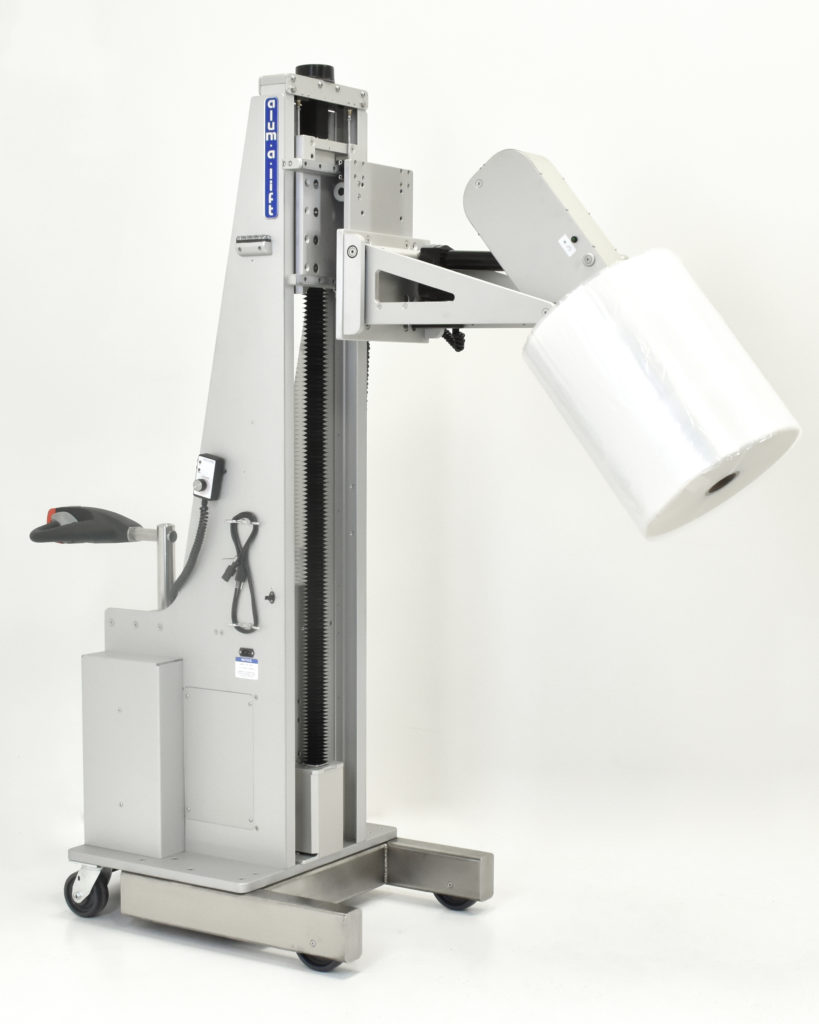 Custom Roll Handling Equipment with Powered Core Gripper