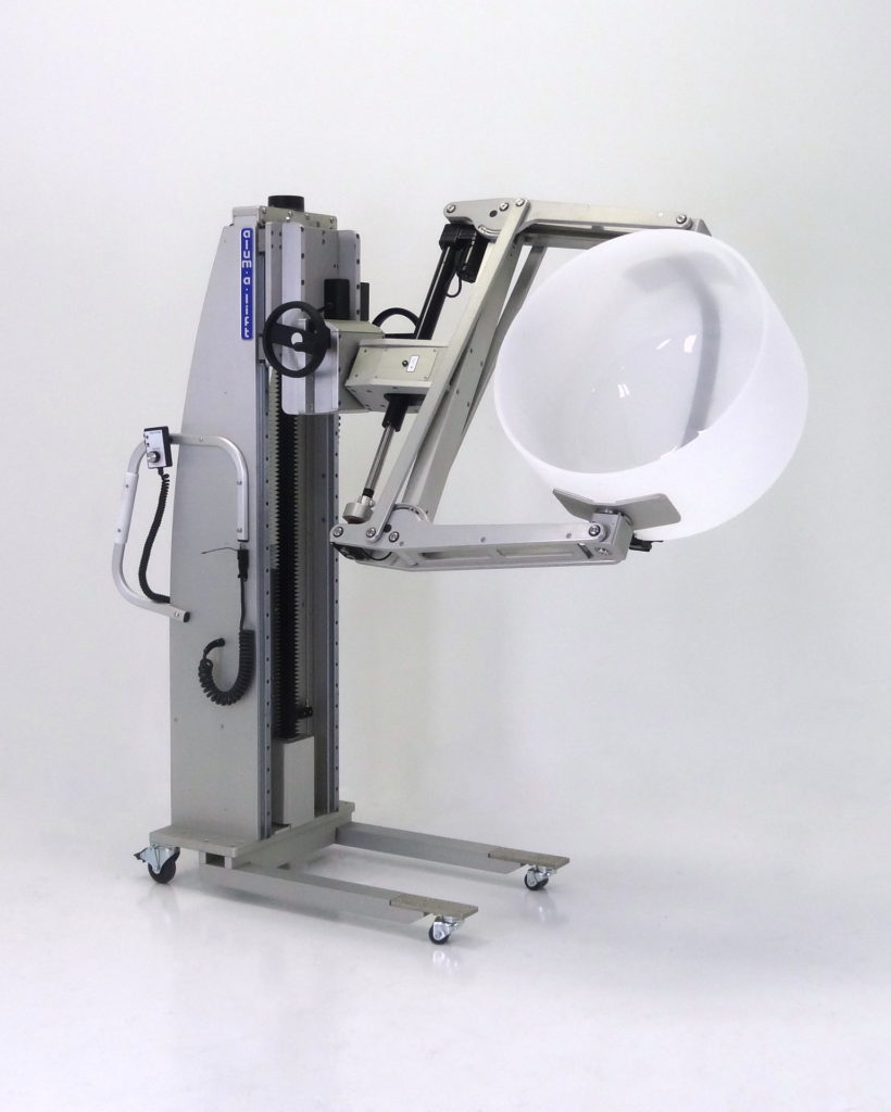Precision Clamping Lift for Quartz Crucibles