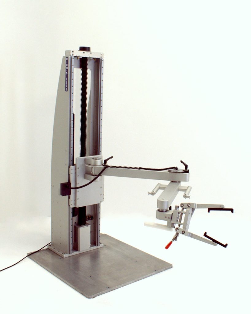 Floor Mounted Lift Sputtering Chamber Substrate and Fixture Loader