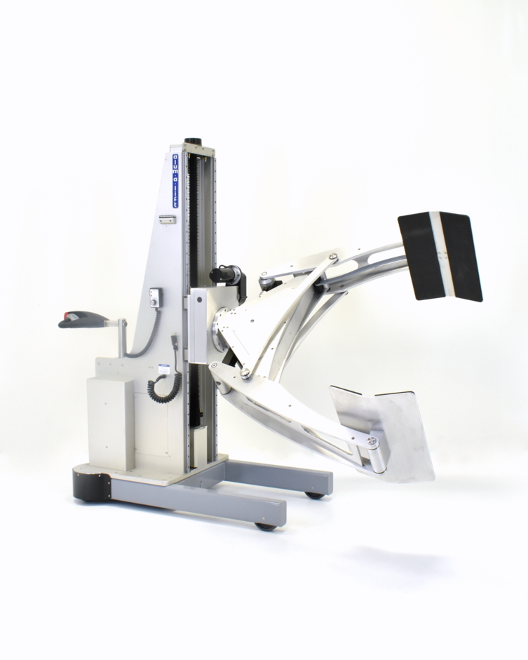 Ergonomic Self Propelled Roll Rotator Lifter with Powered Clamping