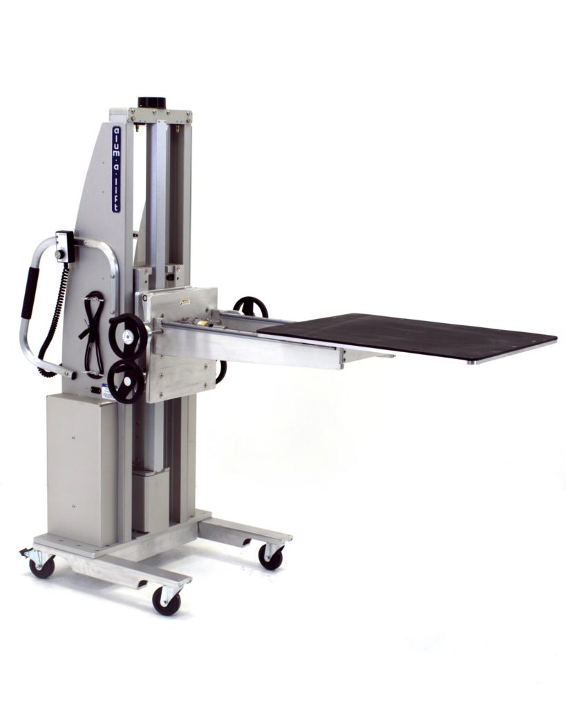 Custom Ergonomic Lift with Telescoping Platform for Die Handling