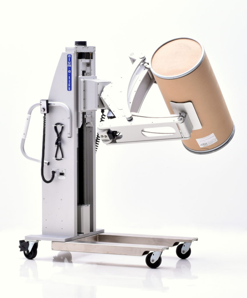 Cleanroom Clamp and Rotate Drum Lift