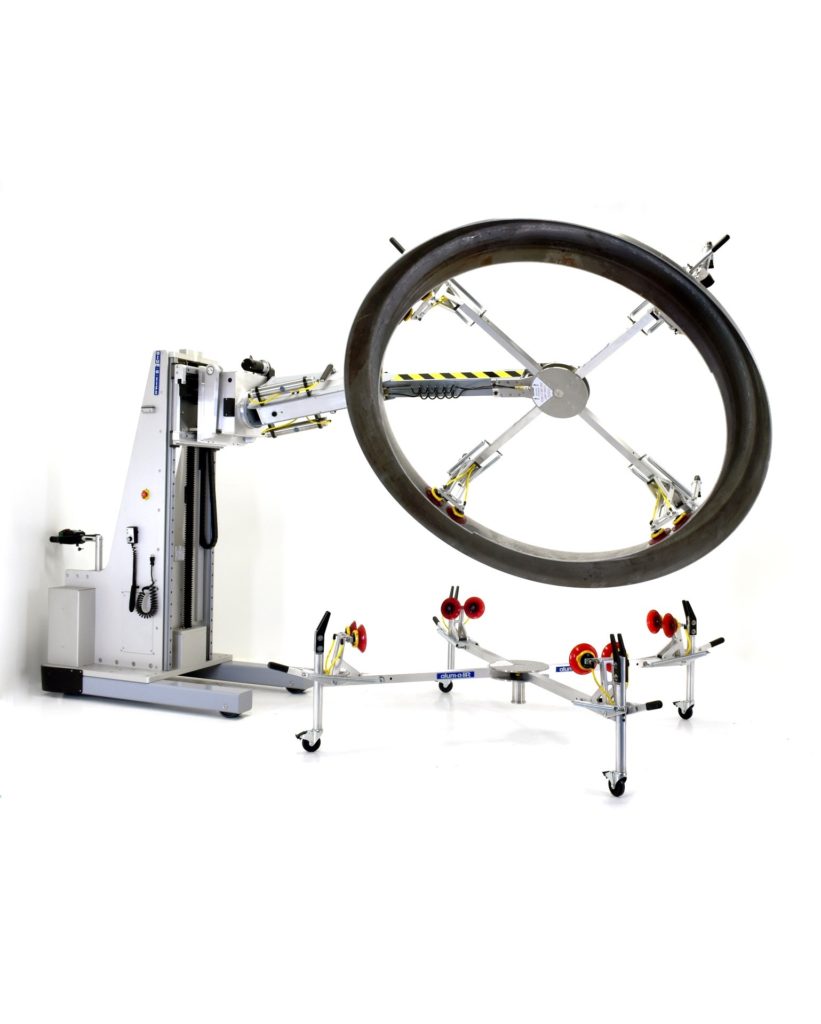 Portable Vacuum Lifter for Rotating Aircraft Cowlings