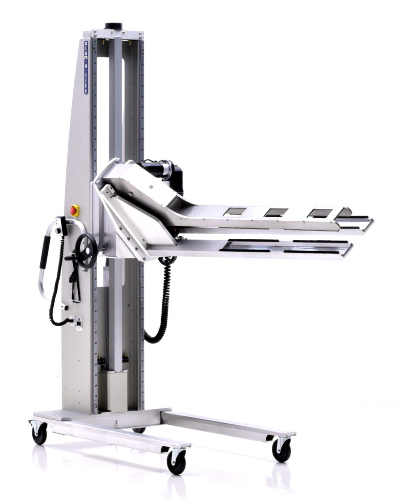 Aircraft Parts Lift with Rotating Gripper