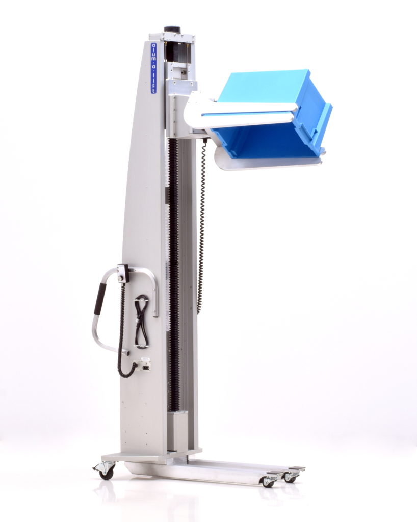 31697 Pharmaceutical Tote Dumper With Tooling Adaptor