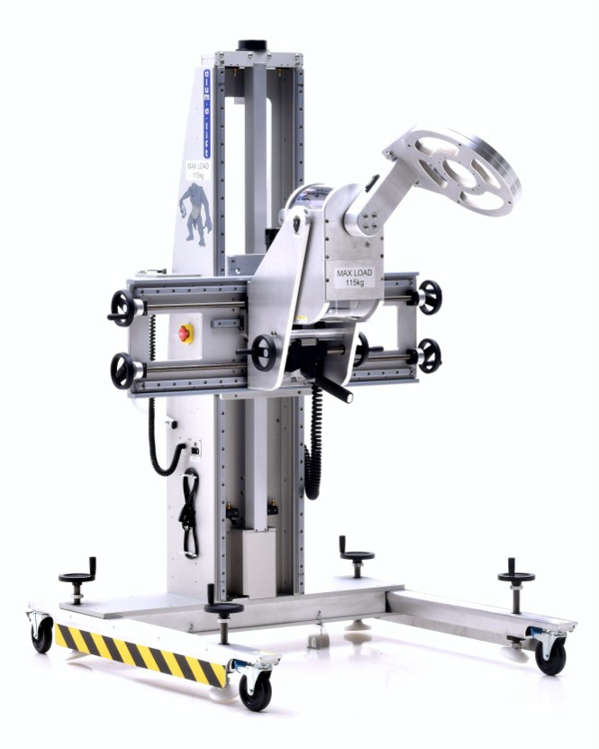 Custom Ergonomic Work Positioner for Testing Imaging Systems