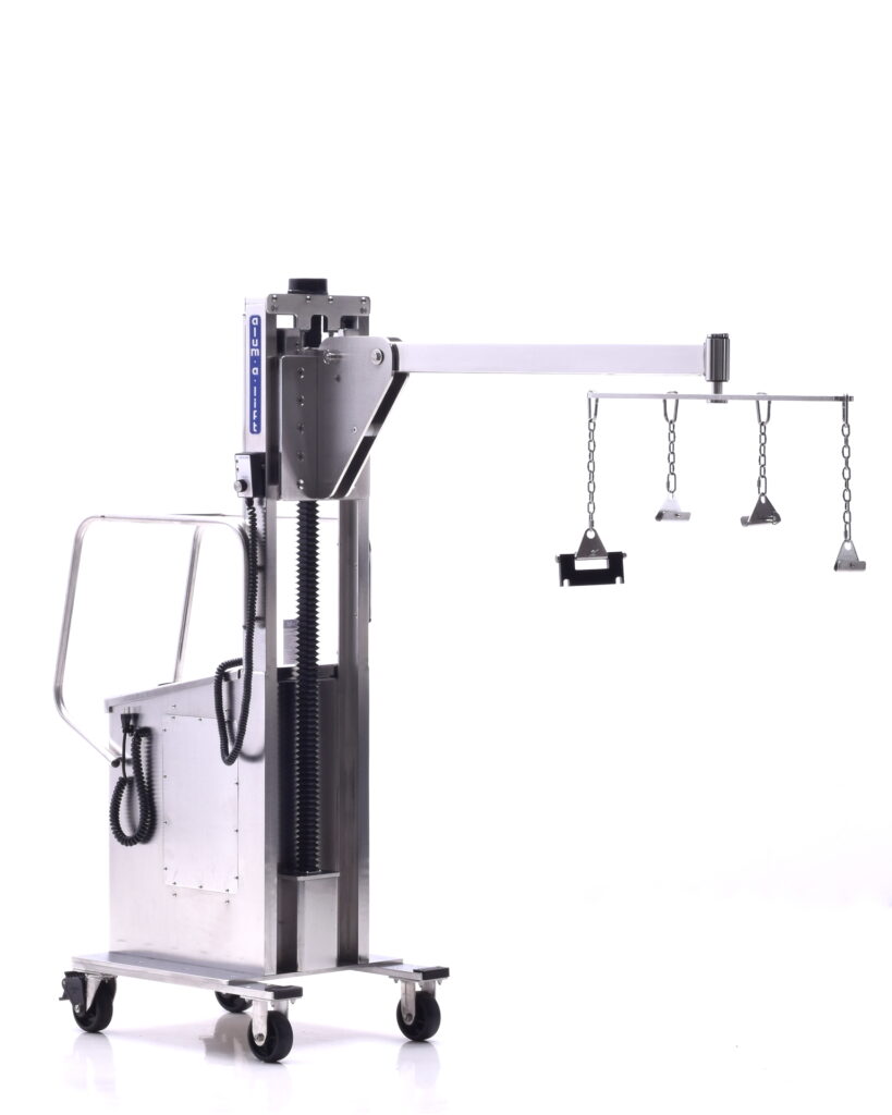 Custom Stainless Steel Lifter for Pharmaceutical Feeder Bowls