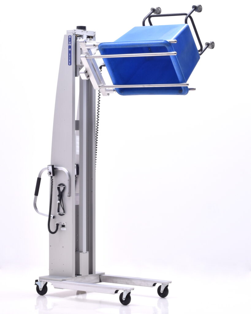 Portable Ergonomic Tote Dumper Lifter