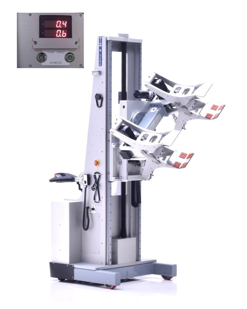 Silicon Crystal Ingot Clamp and Rotate Lifter