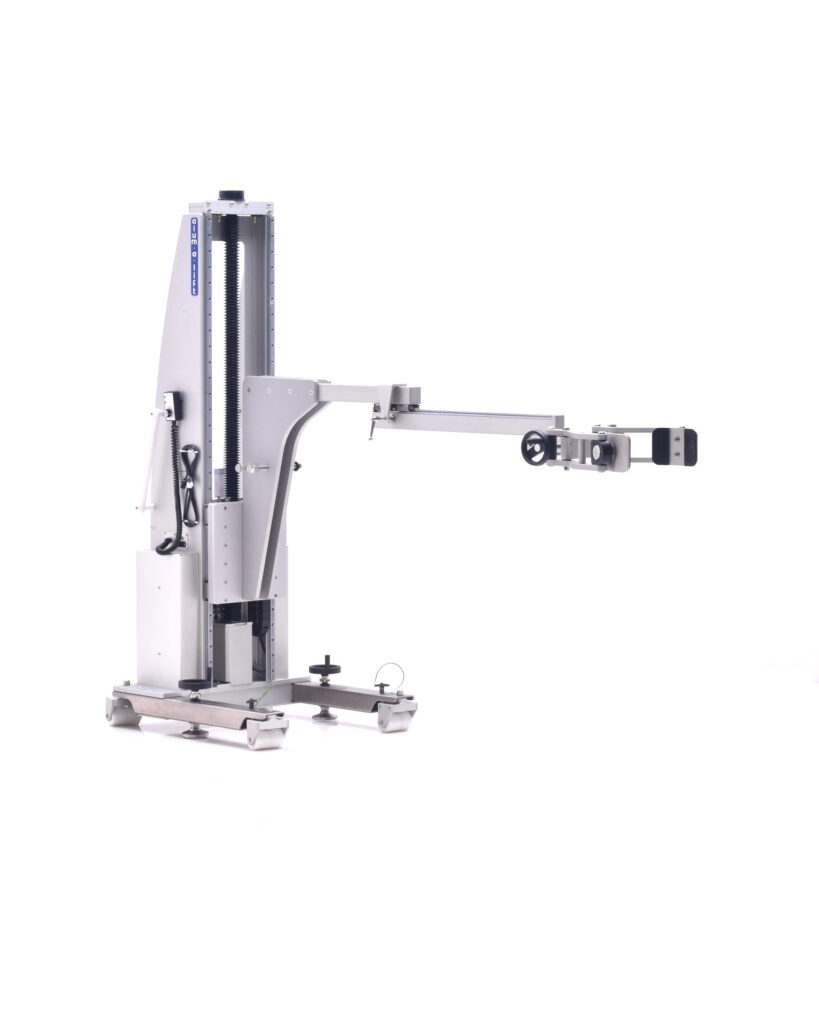 Cleanroom Lifting Equipment with Extending Gripper and Fixtures