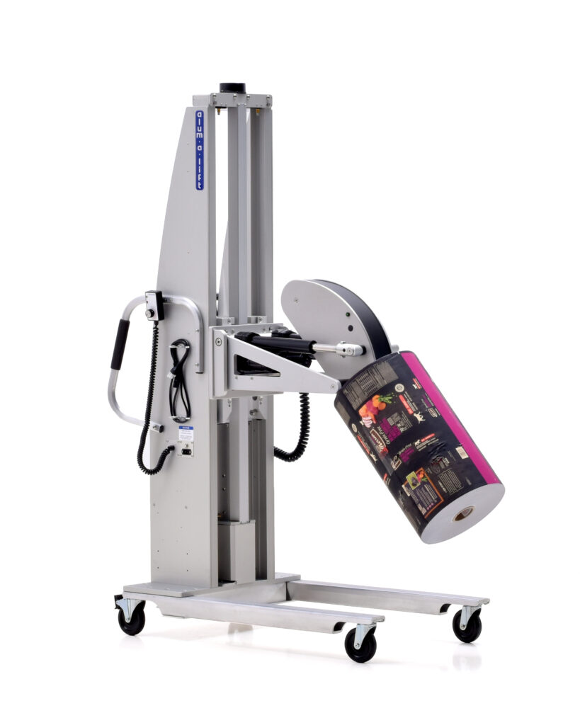 Roll Handling Lifting Equipment with Rotating Expanding Core Gripper