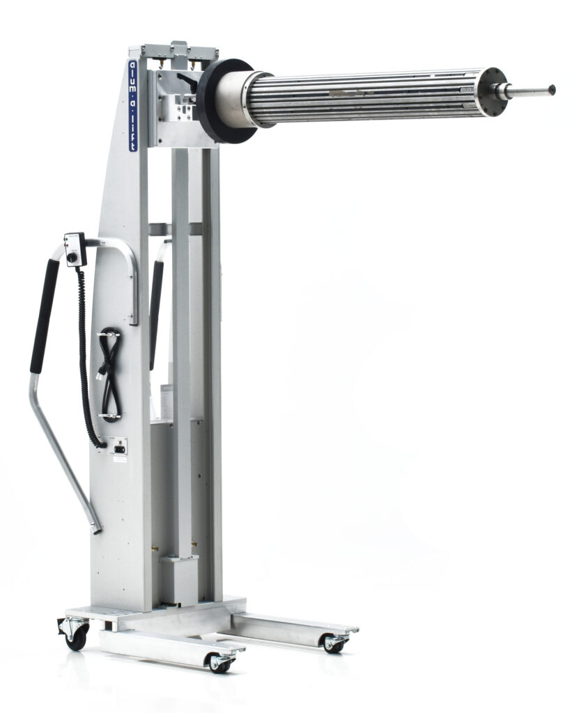 34197 Roll Handling Lift with Shaft Gripper