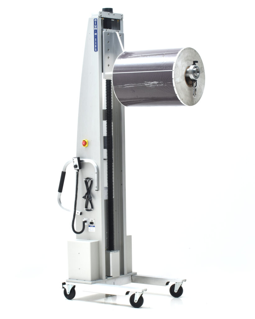 34488 Cleanroom Lift with Roller Boom and Hoist Ring v2