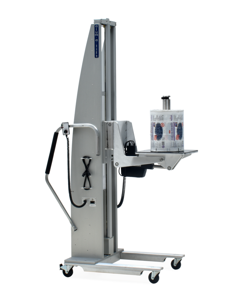 34741 Roll Lifter with Tilting Platform and Removable Shaft