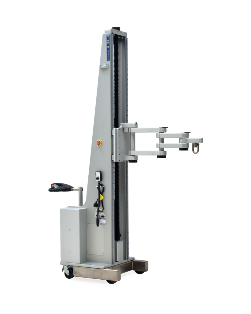 Cleanroom Optics Lift with Articulated Arm