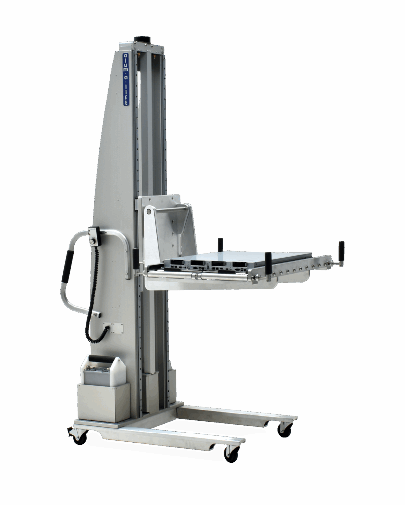 side-to-side roller deck lift